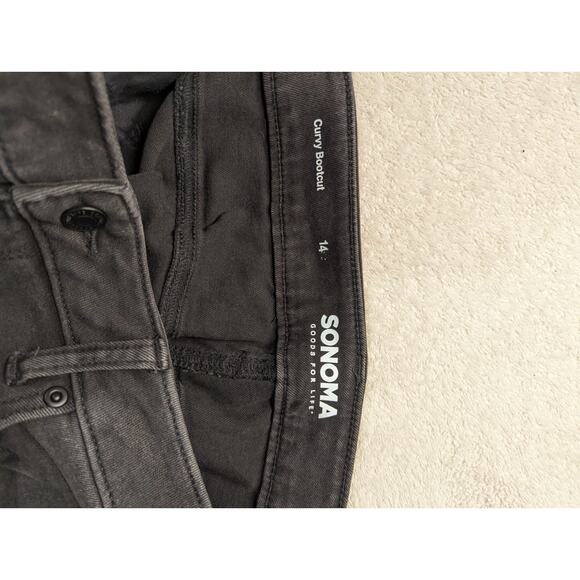 Sonoma Curvy Bootcut Jeans, High Rise, NWT, 14 - Picture 5 of 5